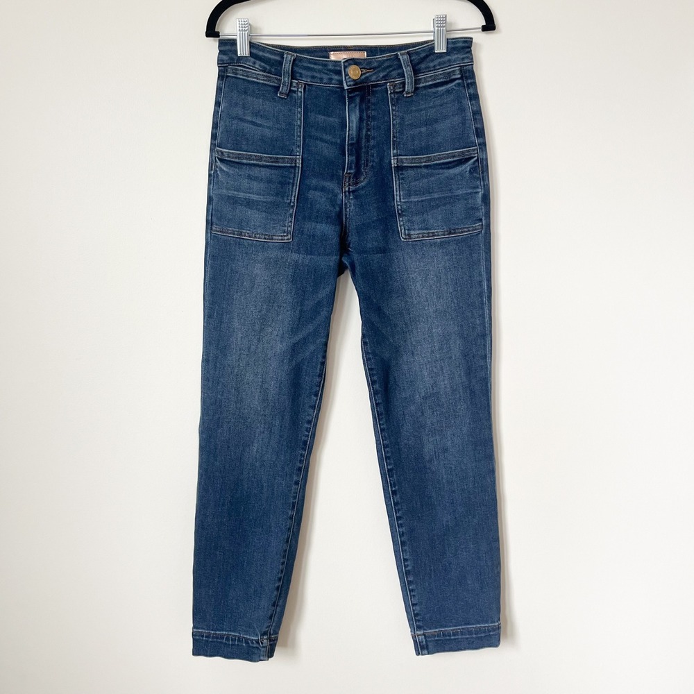 Kut from the Kloth Reese High Rise Straight Leg Jeans Womens 4